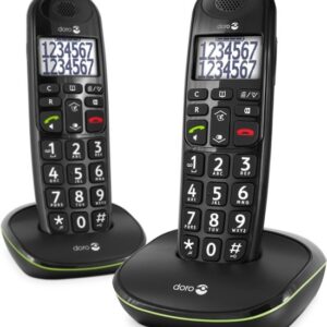 Doro 110 DECT Duo Seniorentelefoon Met Sprekende Toetsen