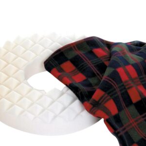 Harley Ringkussen Koudschuim - Stuitkussen  (incl geruite hoes)