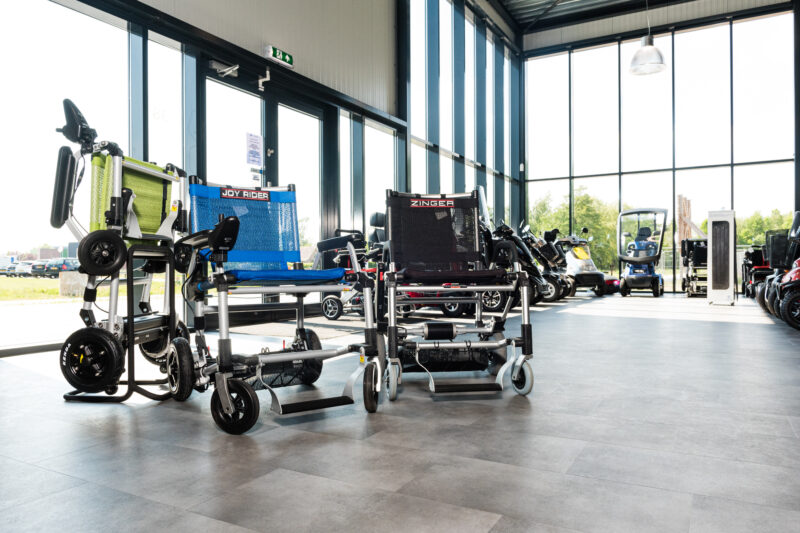 Showroom Splitrider rolstoel