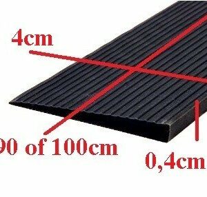 Drempelhulp Rubber Rechte Zijkant