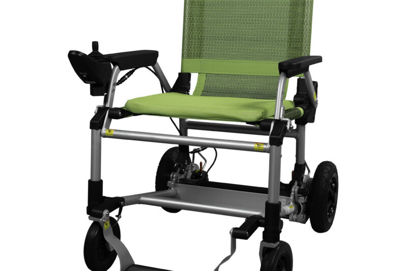 opvouwbare elektrische rolstoel vliegtuig