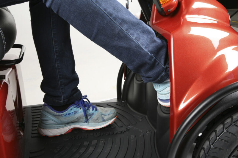 scootmobiel met extra beenruimte 4 wiel