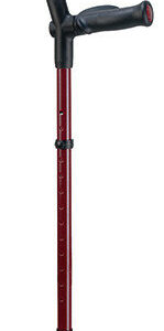 Ossenberg Elleboogkrukken Rood - Anatomisch Handvat