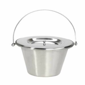 RVS Toiletstoel Emmer & Deksel