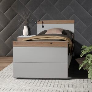 Zondag Meubelen 1 Persoons Eiken Senioren Bed Plano