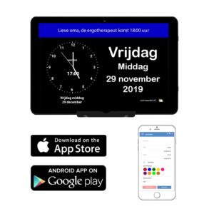 TZ Dayclocks Generations 10 - Kalenderklok - Beeldbellen - Agenda Functie