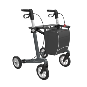 Rehasense Carbon Rollator CF Met Brede Comfort Banden ( 5 KG)