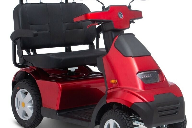 tweepersoons scootmobiel afikim breeze s4 plus met lithium accu