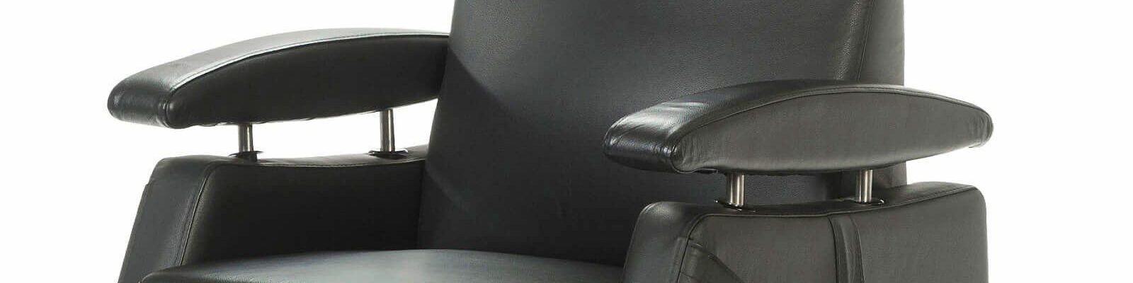 fitform vario sta-op stoel leer zwart