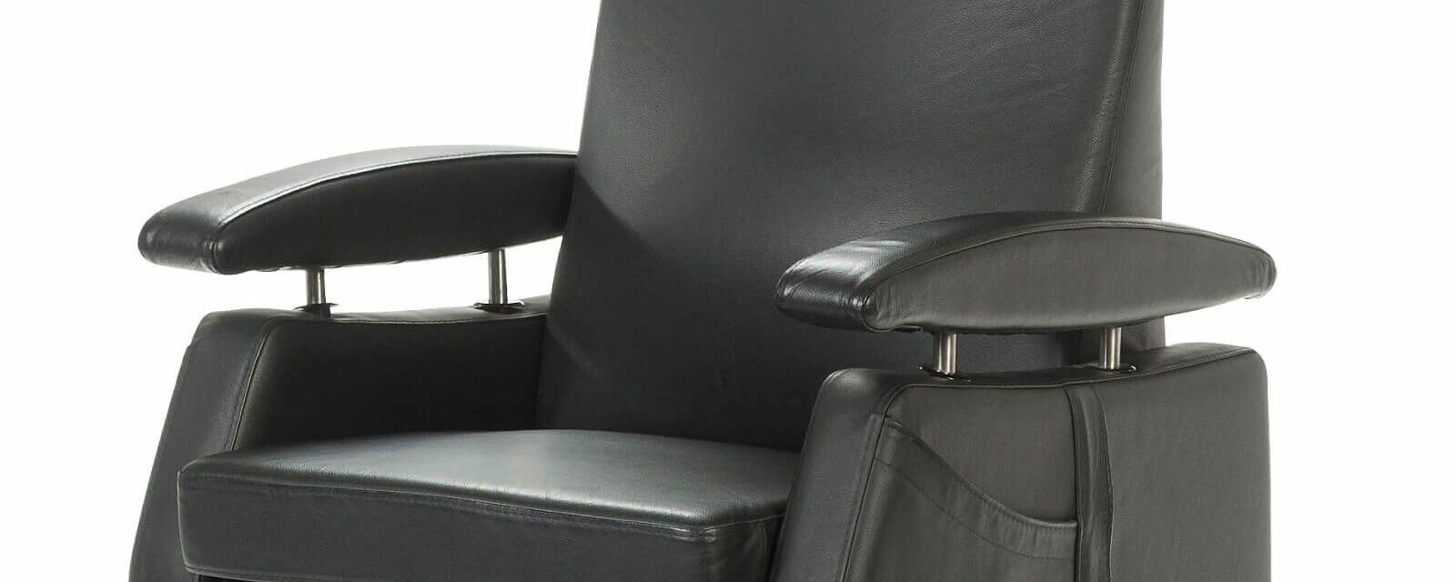 fitform vario sta-op stoel leer zwart