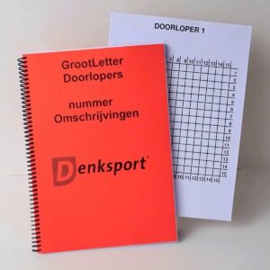 Denksport Grootletter Doorlopers XL Puzzel - 3 Of 4 Sterren