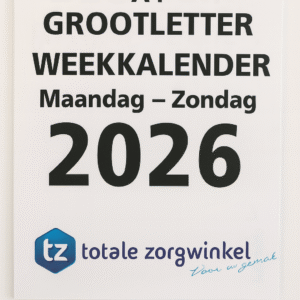 week kalender voor slechtzienden en ouderen