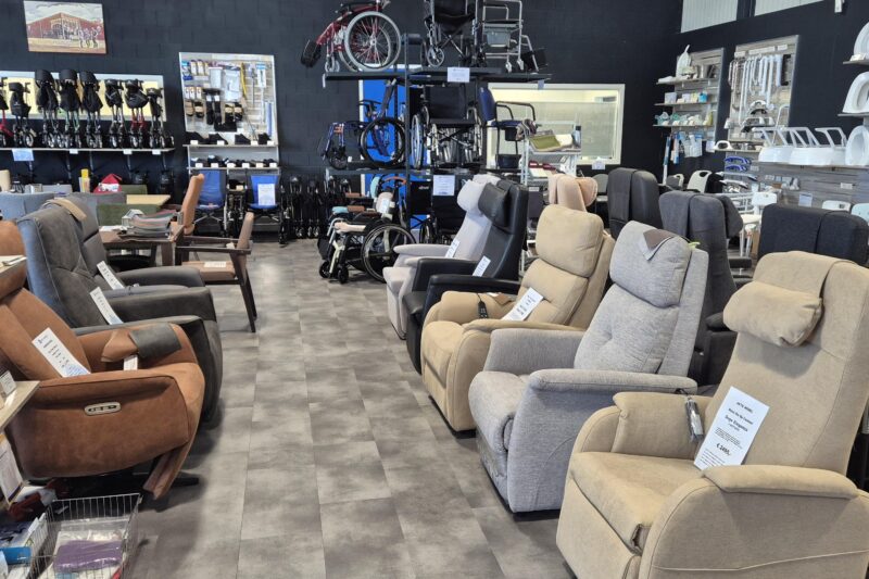 winkel met sta-op stoelen