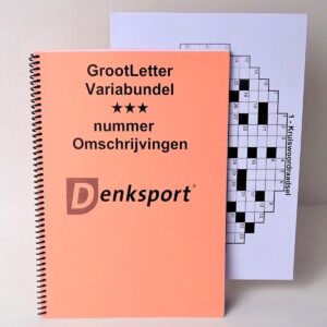 Denksport Grootletter VariaBundel Puzzelboek - 3 Ster