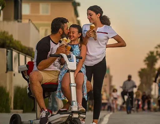 atto scootmobiel in gebruik sfeer foto