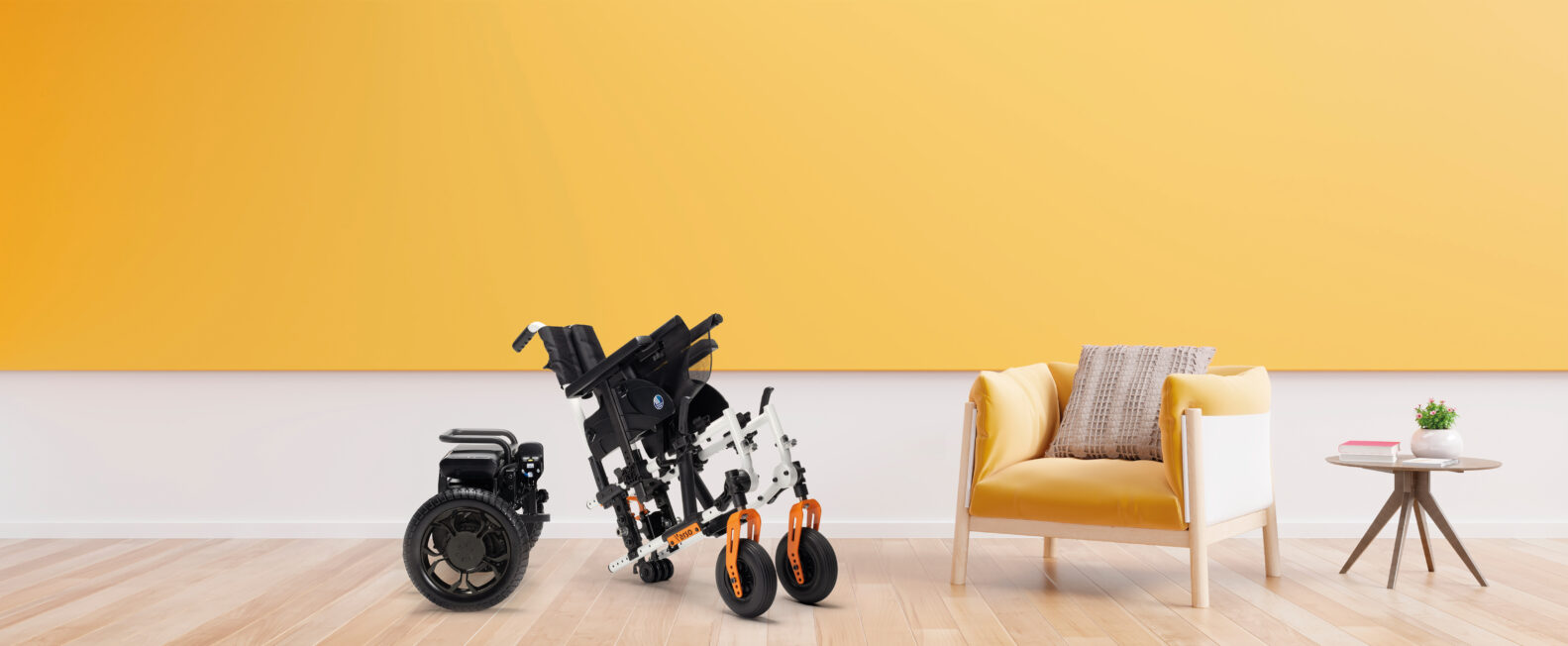 verso rolstoel deelbaar en opvouwbaar