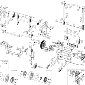 Onderdelen e-Ability Splitrider Rolstoel