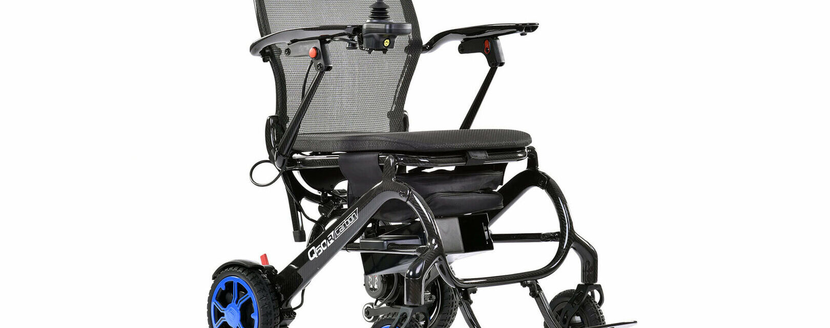 Carbon opvouwbare elektrische rolstoel