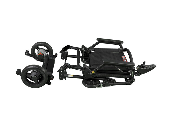 splitrider ultralight opgevouwen elektrisch