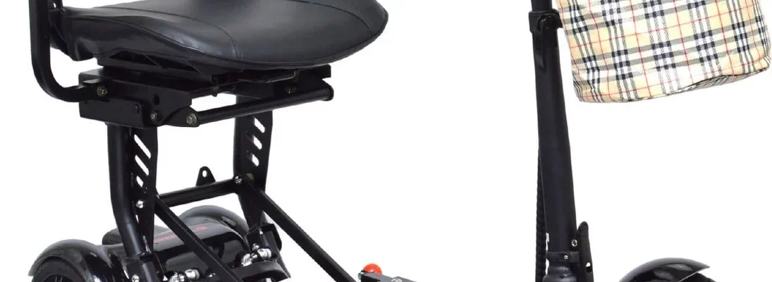 snelle opvouwbare scootmobiel 18 km/u