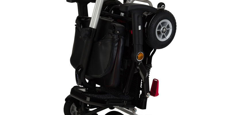 brio opvouwbare scootmobiel, klein en makkelijk opvouwbaar