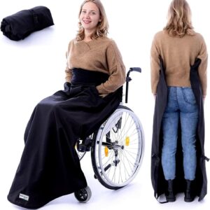 Belieff Rolstoel deken fleece open onderkant(dubbel gevoerd) - Waterdicht