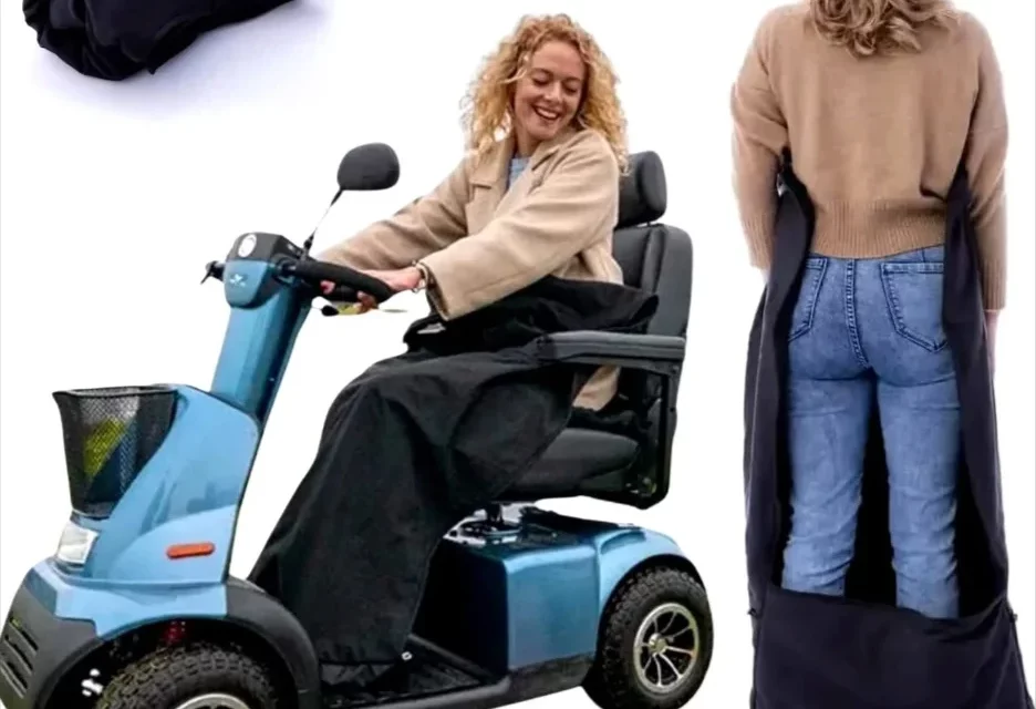 scootmobiel deken met wamre voetzak