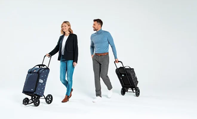 vier wiel boodschappentrolley voor ouderen