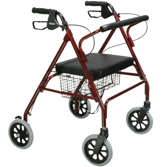 rollator extra breed oor zware mensen