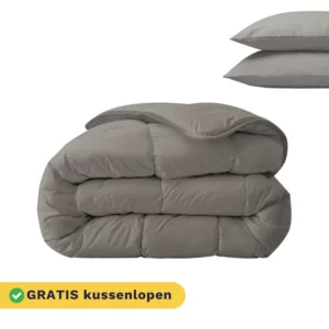 Zelesta RoyalBed Tender Grey - All Season Hoesloos Wasbaar Dekbed 140 x 200 cm