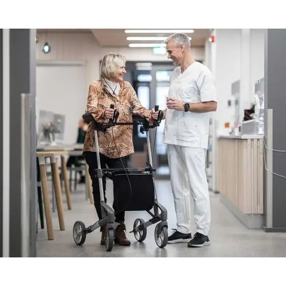 rollator met onderarmschalen