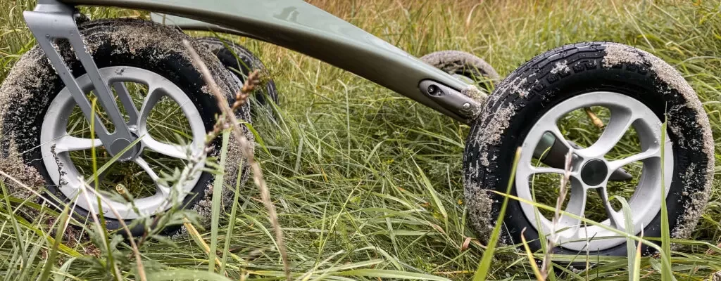 rollator met luchtbanden