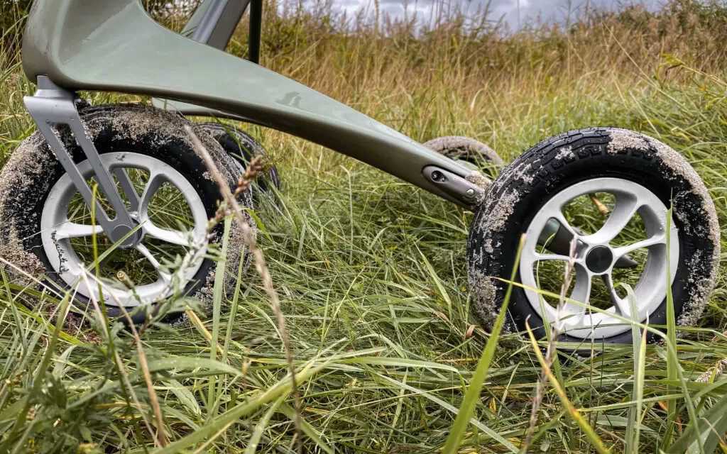 rollator met luchtbanden
