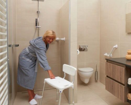 douchekruk met rugleuning totale zorgwinkel