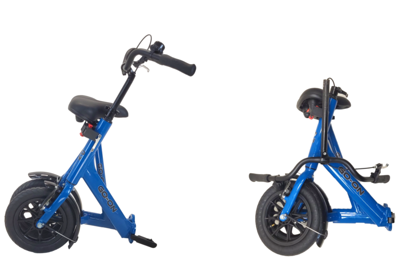 go-on loopfiets opgevouwen