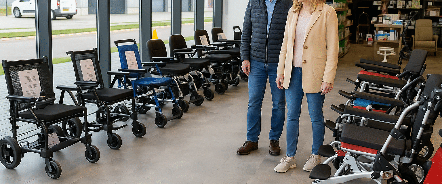 elektrische rolstoel showroom totale Zorgwinkel