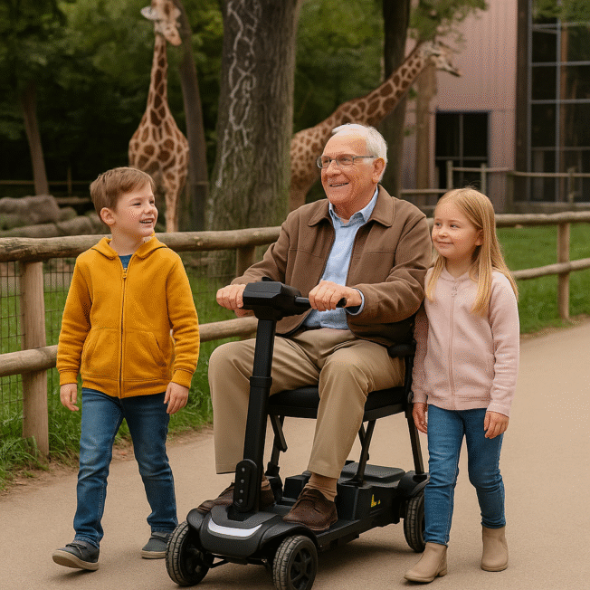 lichtgewicht scootmobiel dierentuin